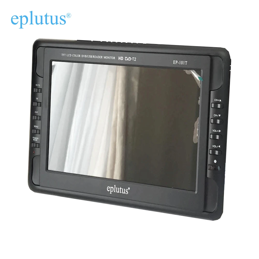 Автомобильный портативный телевизор с DVB-T2 10“ Eplutus EP-101T