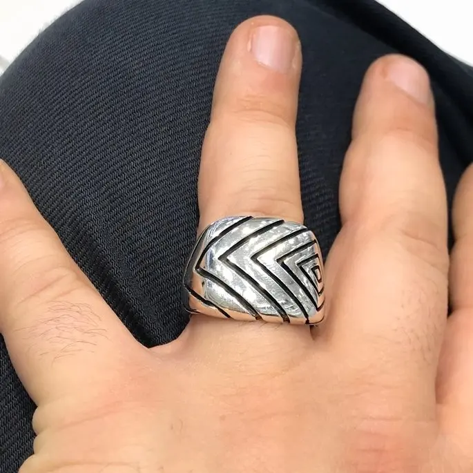 Sterling Sports Design Sterling Silver Men 'S Ring