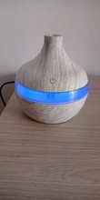 Humidificador de aire eléctrico de 300ML con USB, difusor de Aroma, niebla, aceite de grano de madera, aromaterapia, Mini, con 7 luces LED, para coche, casa y oficina