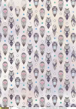 

Rice paper for decoupage craft Premier, A3, indie pattern 25 g/m, art. Cpd0748