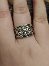 Huitan-Anillo de defensa de Mitología nórdica para hombre, tótem de lobo gigante, moda Hip Hop, Rock, Unisex, regalo Punk