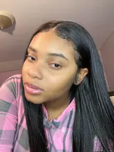 Pelucas de cabello humano con encaje Frontal transparente HD para mujer, prearrancado, 180%, 13x4, peluca recta brasileña, cabello Remy Pizazz