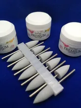 ERUIKA 6 unids/set de goma del taladro del clavo de fresado para manicura poco Flexible pulidora máquina Archivo de clavo eléctrico herramientas de arte