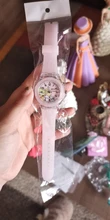 Reloj de dibujos animados con luz Flash para niños y niñas, correa de goma, relojes bonitos de princesa con luz