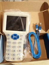 Lector de tarjetas de Control de acceso RFID, frecuencia IC/ID, NFC, escritor de tarjetas de cifrado, Chip UID, duplicador, copiadora de llaves inteligentes, 10 en inglés