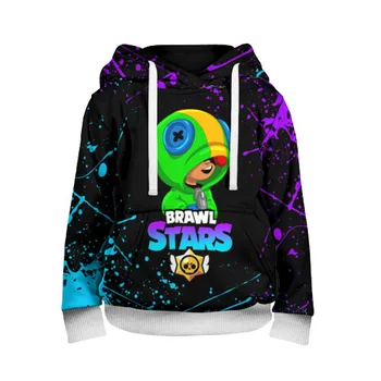 

Children's sweatshirt 3D Brawl Stars Leon shark