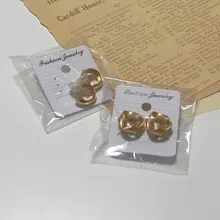 Pendientes de aro con Clip en forma de C para mujer, aretes minimalistas dorados Vintage, bonitos, sin perforaciones, regalo de joyería 2020