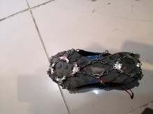 18 dientes hielo nieve crampones antideslizante escalada pinza zapato cubre Spike zapatos de acero inoxidable nieve antideslizante de la cubierta del zapato Crampon