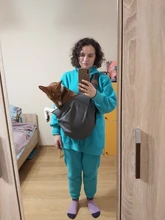 Tote-Bag Padded-Strap Pet-Carrier Sling Small Dog Breathable Cat Front-Pocket-Belt Hand-Free