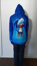Sudadera con capucha de Brawlers Spike and Star para niños, chaqueta de manga larga, abrigo, juego de tiro, 3d, Harajuku