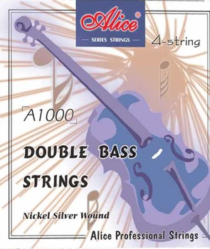 

A1000-4/4 set of strings for double bass. Alice