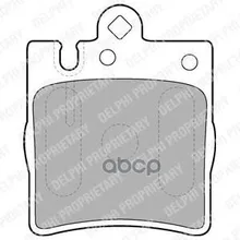 Колодки Тормозные Mercedes W203 00/A208/A209 Clk Задние Delphi Lp1618 Delphi арт. LP1618