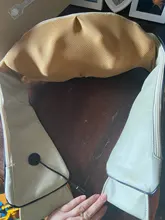 Masajeador eléctrico Shiatsu con forma de U para espalda, cuello, hombros, cuerpo, infrarrojos, calentador, 4D, para coche/casa