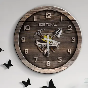 

Personalized Professional Mining Engineer Wood Wall Clock-1