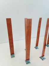 Candles Wick Wooden Sustainer 6mm 8mm 50pcs with Tab for Supply Soy-Parffin-Wax 13mm