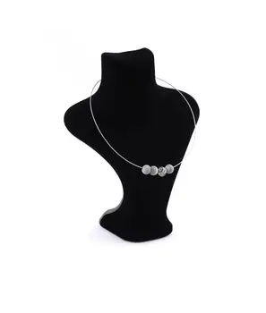 

Goo Design Silver Bulk Small Concreted Ball Necklace