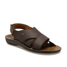 FLO MS-1 C коричневые мужские сандалии Панама клуб