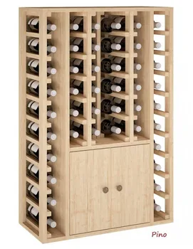 

Botellero Decorativo con puertas 44 botellas