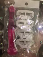Cabezales de afeitado de 3 cuchillas, máquina de afeitar para el cuidado de la piel, recortador de pelo corporal reemplazable, accesorios de depilación, 4 unids/lote
