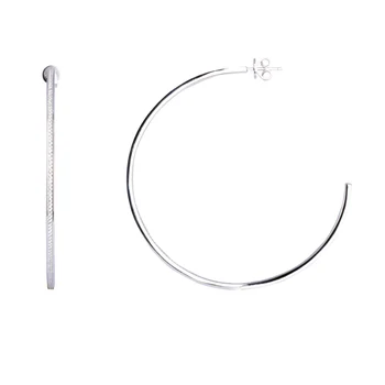 

Earrings-rings made of silver