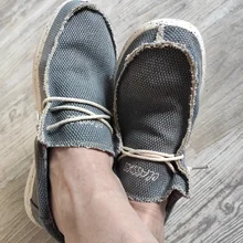 Zapatos de lona transpirables vulcanizados para hombre, calzado plano, suave e informal, de verano y otoño, talla 48, novedad de 2019