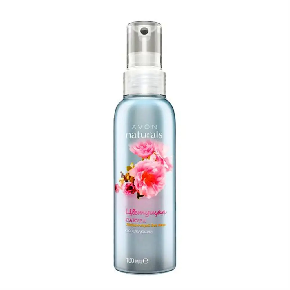 Лосьон-спрей Эйвон/Avon naturals для тела &quotЦветущая сакура&quot 100 мл 100% Оригинал |
