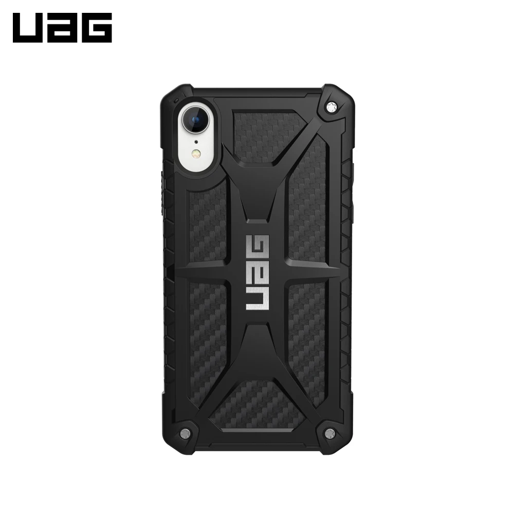 Защитный чехол UAG для iPhone XR серия Monarch цвет карбон/111091114242/32/4