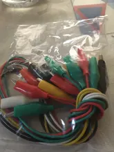 Alligator Clip Battery-Tester Probe Crocodile-Clip Electrical-Clamp-Testing Metal Plastic
