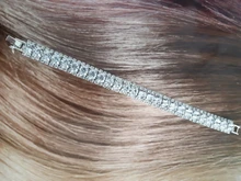 Pulseras de plata de ley 925 con zirconia cúbica, brazaletes de 14 colores con cadena de eslabones de cristal austriaco