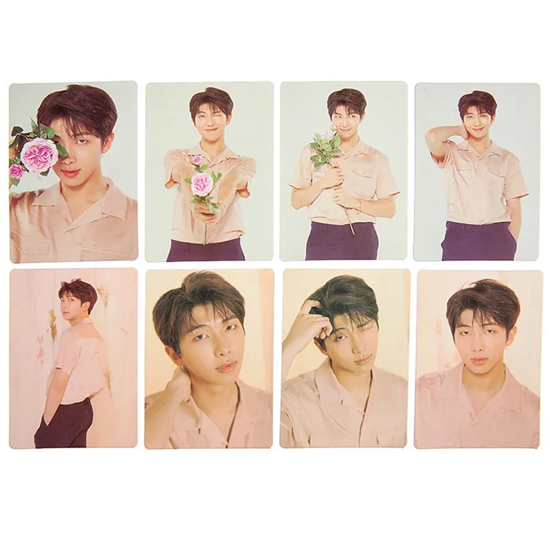 K POP Bangtan мальчики любят себя мир Тур мини фото карта Lomo JIMIN JUNG KOOK SUGA J-HOPE Фотокарта WTT026 - Цвет: RM