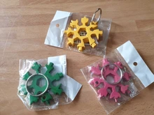 Llave de copo de nieve multifuncional 18 en 1, herramienta de acero octogonal, pequeña, Hexagonal, portátil, para campamento y supervivencia al aire libre
