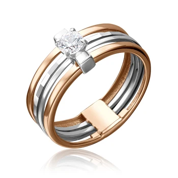 

585 sterling gold ring, Platinum brand, art. 01-5238-501-1111-38