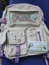 JOYPESSIE-Mochila de Nylon Kawaii para mujer, morral escolar impermeable a la moda para chicas adolescentes, bonita Mochila de estudiante, Mochila de viaje