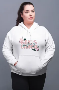 

Angemiel Wear Girls Can Do Anything White Women 'S Hooded Sweatshirt