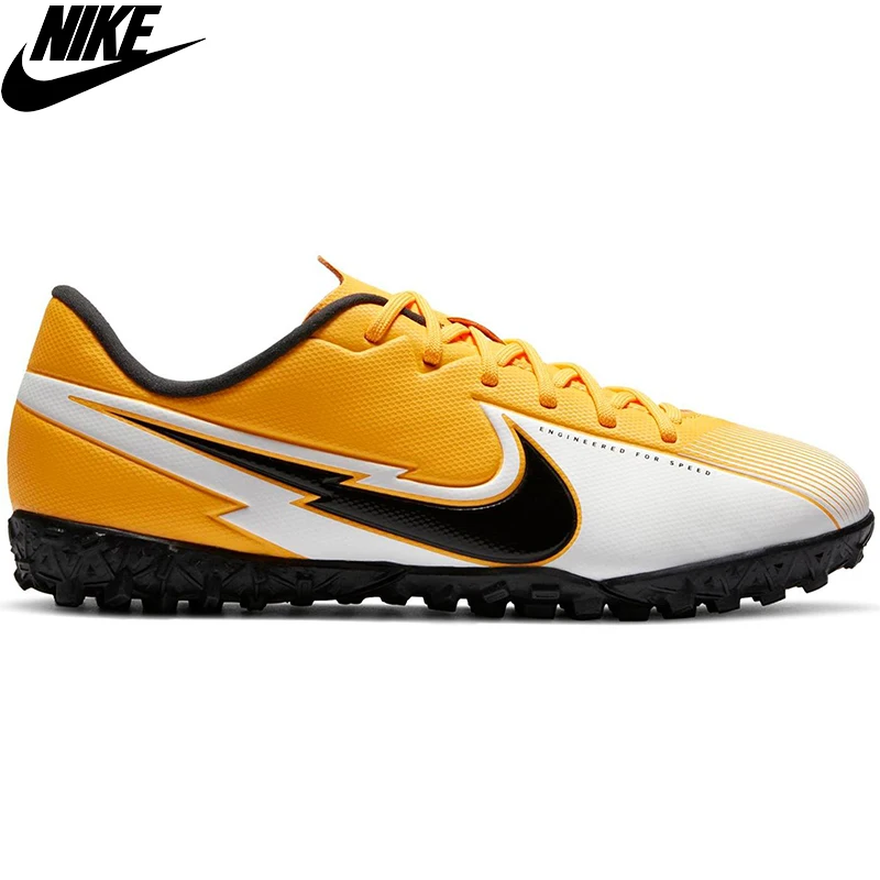 Оригинальный Nike Jr. Mercurial Vapor 13 Academy Tf унисекс оранжевый искусственной травой