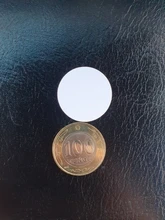 ID 125khz EM4305 EM4205 25mm regrabable RFID escribible Tarjeta de baja frecuencia de adhesivo pegado moneda tarjeta envío rápido 1