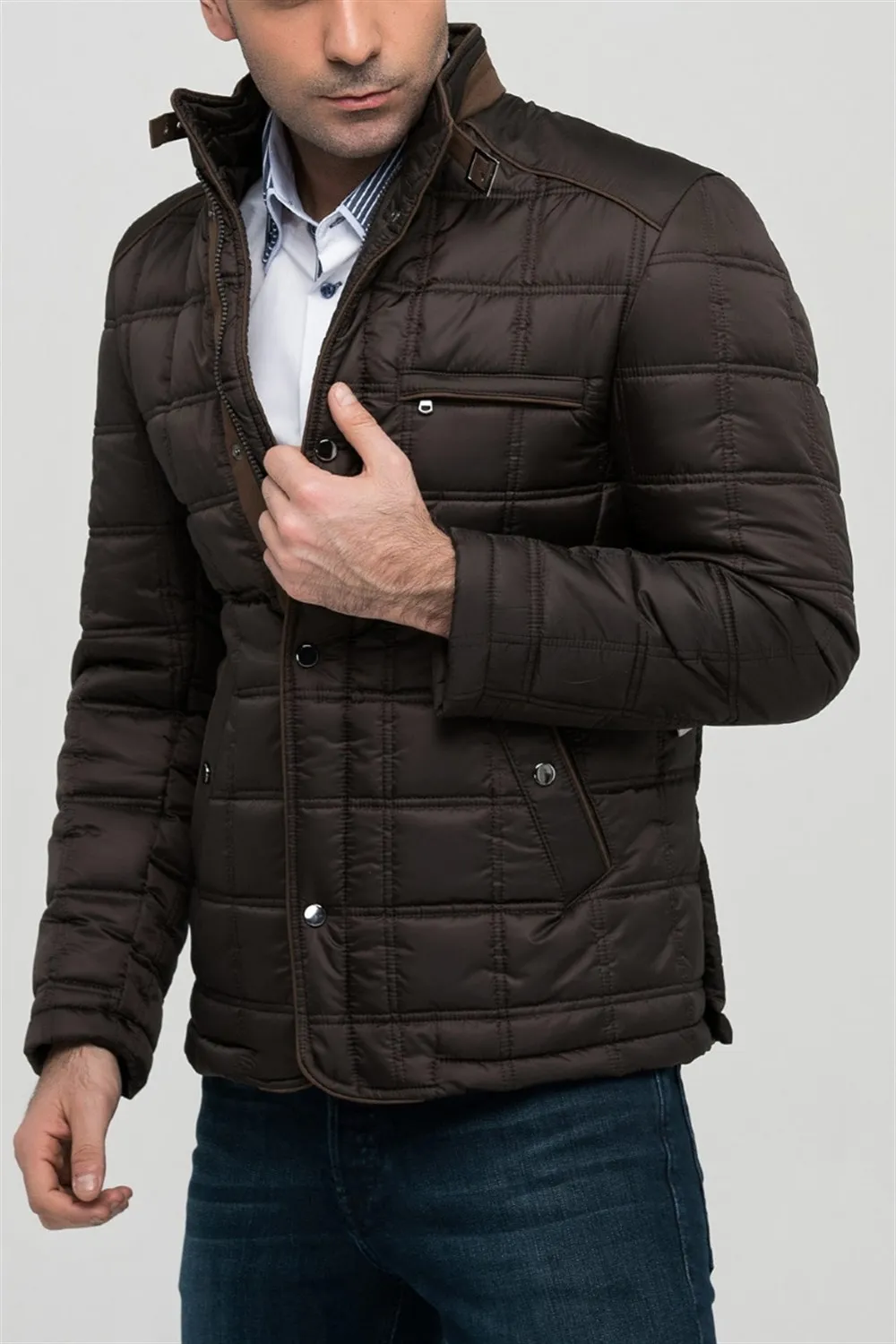 M8600 Пальто DEWBERRY-коричневый