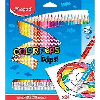 

CASE CARTON 24 ERASABLE CRAYONS MAPED 832824