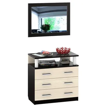 

Chest of md-k16 with mirror color Wenge/Oak, Mirror (Wenge)