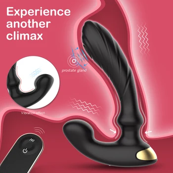 PHANXY Silicone Remote Anal Vibrator for Male Prostate Massager Anal Plug  Adult Sex Toys Masturbators Women Vagina Stimulator 2