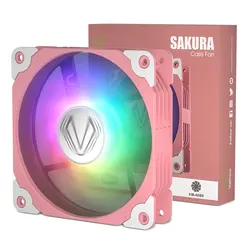 VETROO – ventilateur de refroidissement 12V DC 4 broches, 120mm, RGB, vitesse réglable, LED, Ultra silencieux, pour PC, boîtier, ARGB 