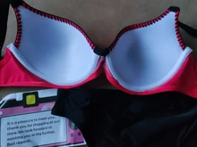 ESSV-bañador rojo de realce, conjunto de bikini de talla grande para mujer, traje de baño sexy acolchado con correa ajustable, bikinis bordeados, ropa de baño de verano