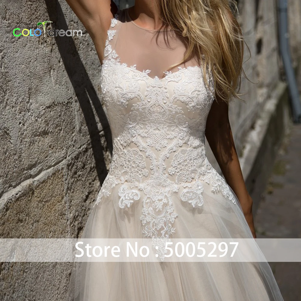 Свадебное платье трапециевидной формы vestido de novia
