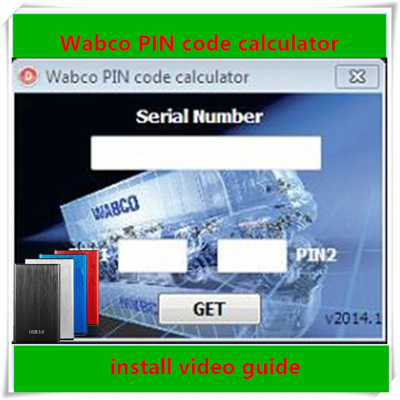 Горячая Распродажа 2021 диагностическое программное обеспечение для Wabco PIN