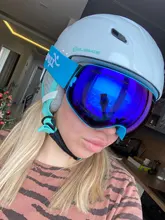 COPOZZ-Gafas de esquí profesionales para hombre y mujer, lentes de doble capa antiniebla, UV400, esquí grande, Snowboard, gafas de nieve