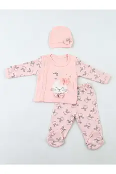 

Powder Pembesi Baby Girl 3 PCs The Zibin suit
