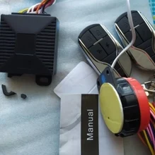 Sistema de alarma Universal para motocicleta, 12V, sistema de alarma de seguridad antirrobo para patinete, dos uds, llave de Control remoto