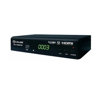 

Digital terrestrial receiver D-COLOR dc1002hd (DVB-T2, RCA, HDMI, USB)