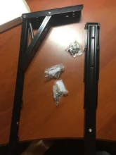 Furniture Hardware Shelf-Bracket Bench-Table Wall-Mounted Heavy-Support NAIERDI Adjustable