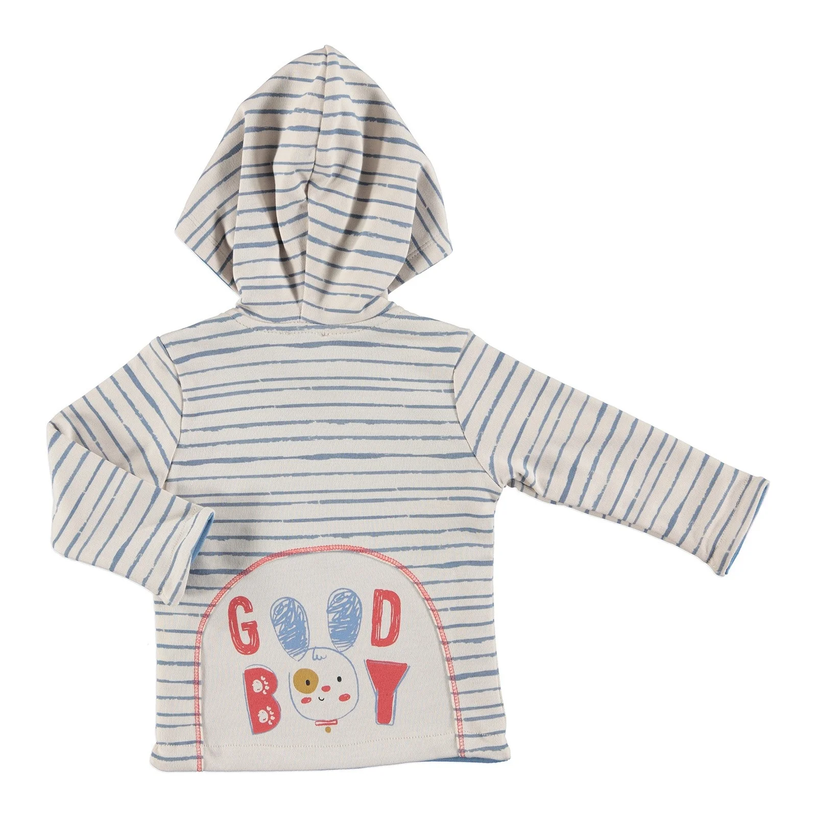 Ebebek HelloBaby/Детский кардиган на молнии с капюшоном и изображением щенка